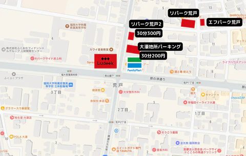 提携駐車場マップ